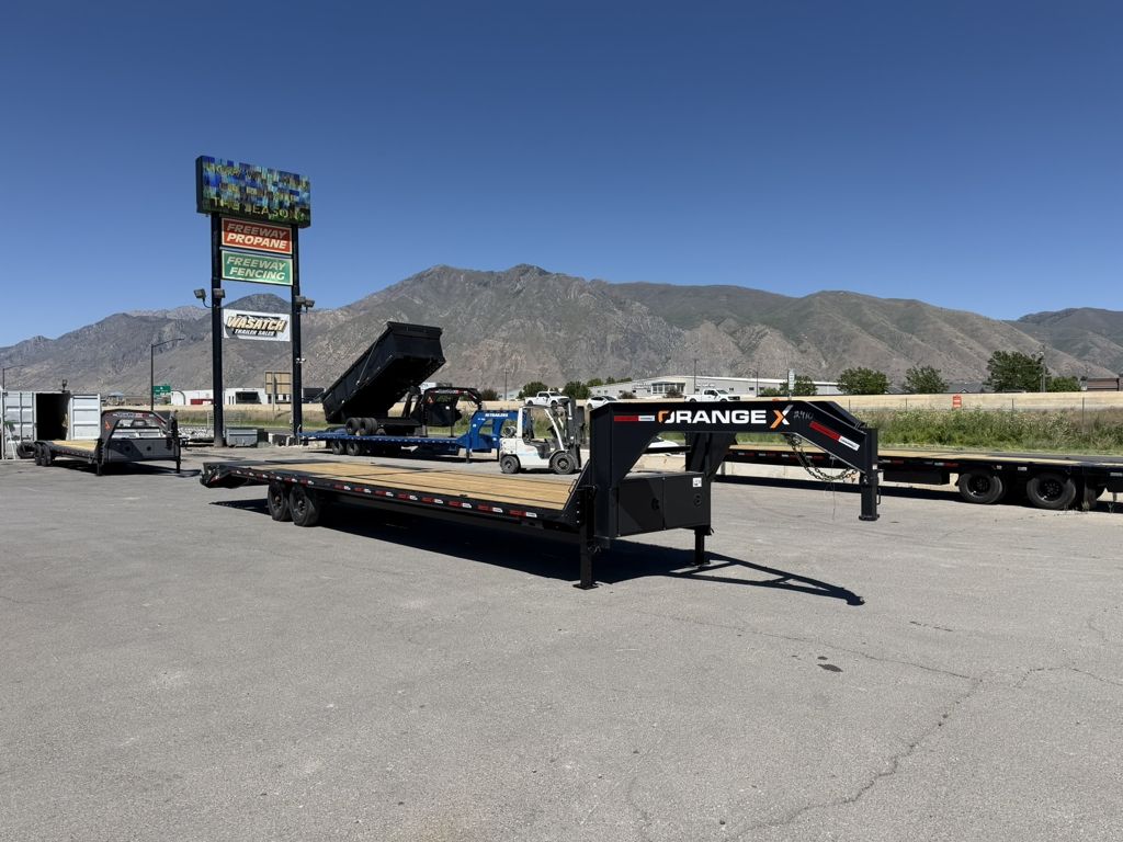 2026 RawMaxx 8.5X36 OrangeX Single Wheel Gooseneck