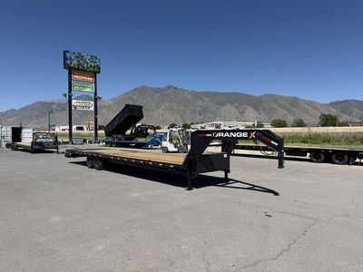 2026 RawMaxx 8.5X36 OrangeX Single Wheel Gooseneck