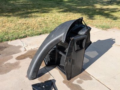 MTD 19A30014OEM Lawn Mower Leaf Bagger Attachment with Chute and Two Bags