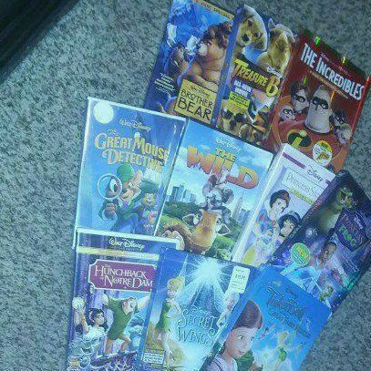 A SUMMER OF DISNEY VIDEOS..10 DVDs.