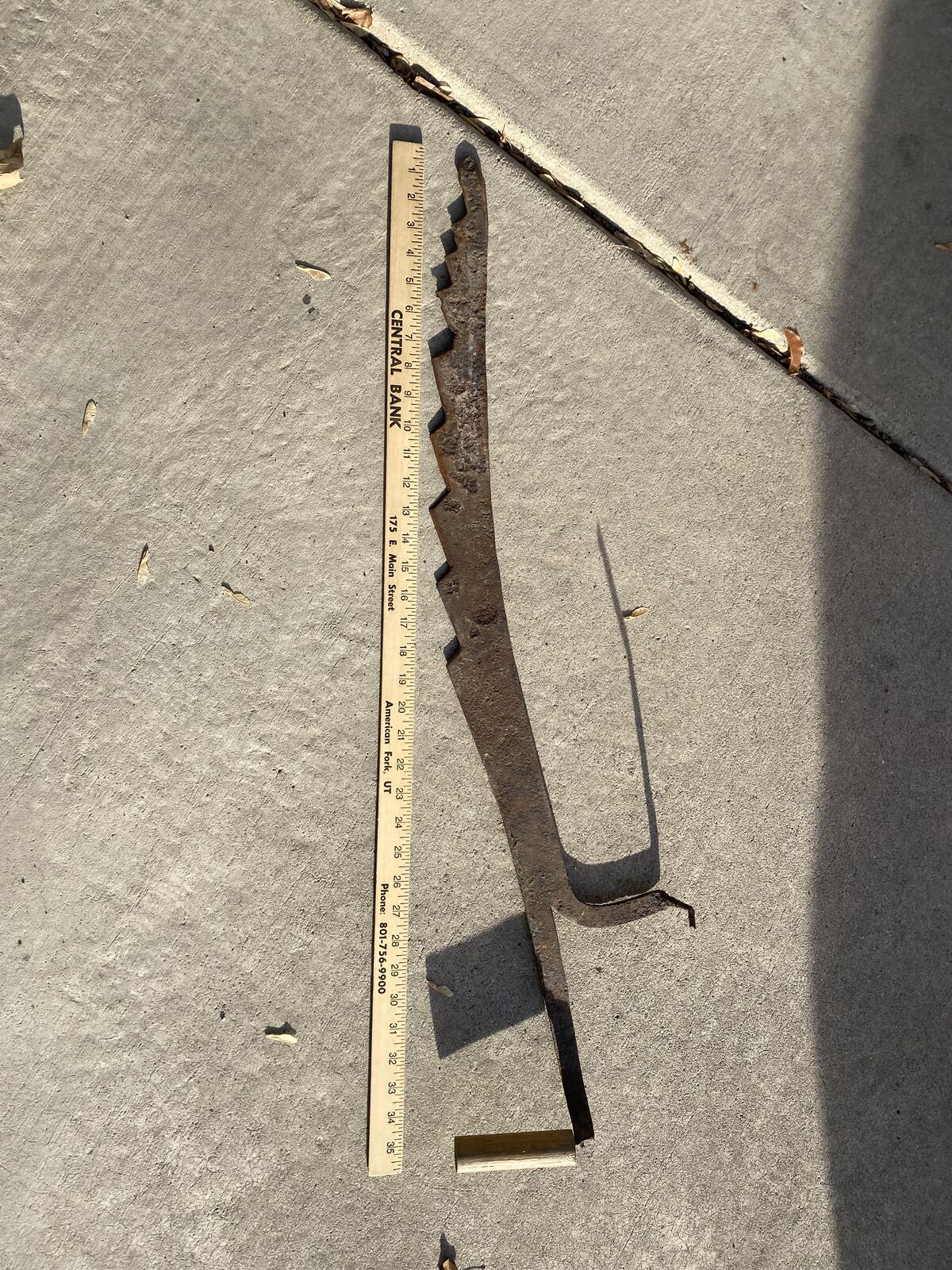Vintage Rusty saw