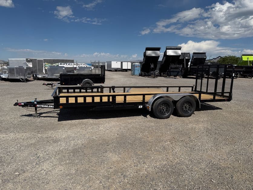 2027 PJ Trailers 7x20 83 Tandem Axle Channel (UL) Utility Trailer"
