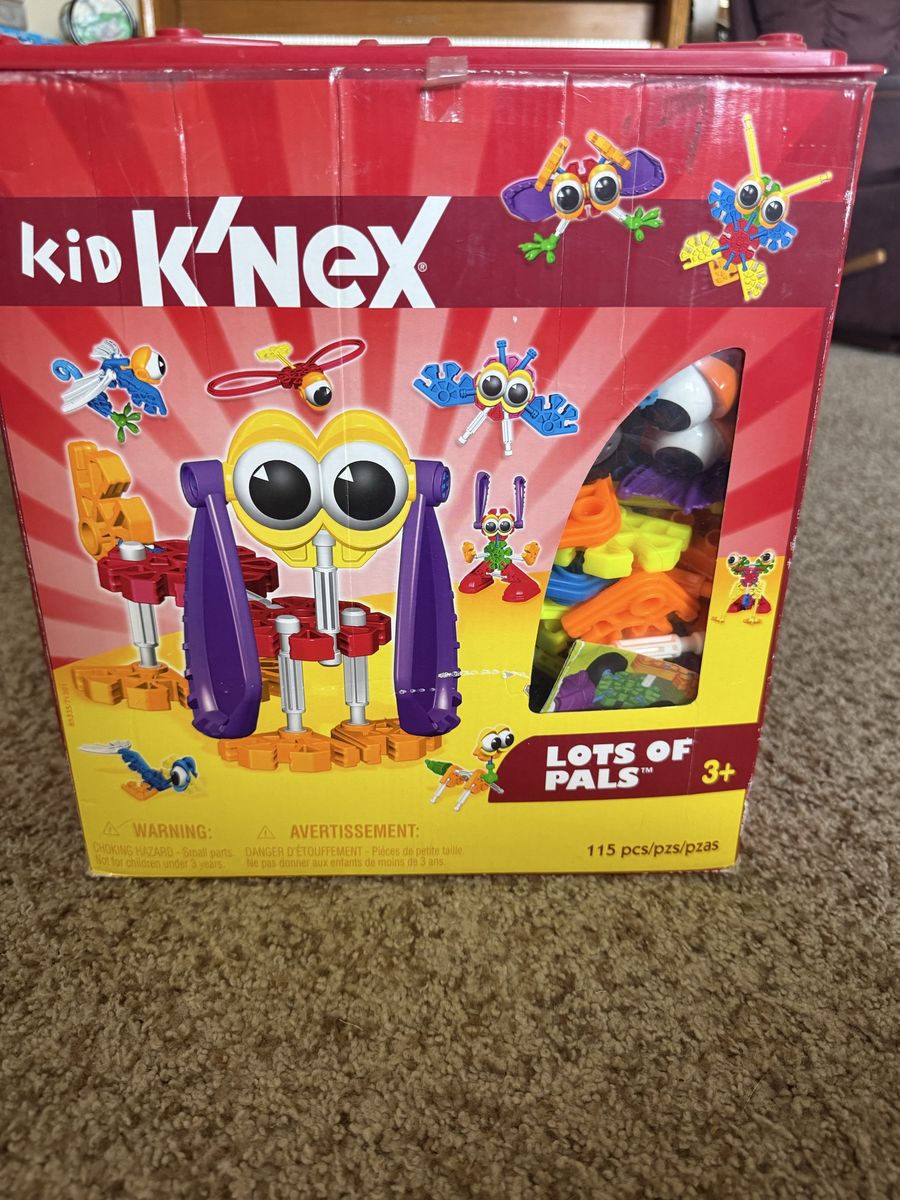 Kid K'nex Lots of Pals Building Set - 115 Pieces Creative Construction Toy 3+