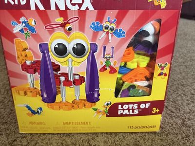 Kid K'nex Lots of Pals Building Set - 115 Pieces Creative Construction Toy 3+
