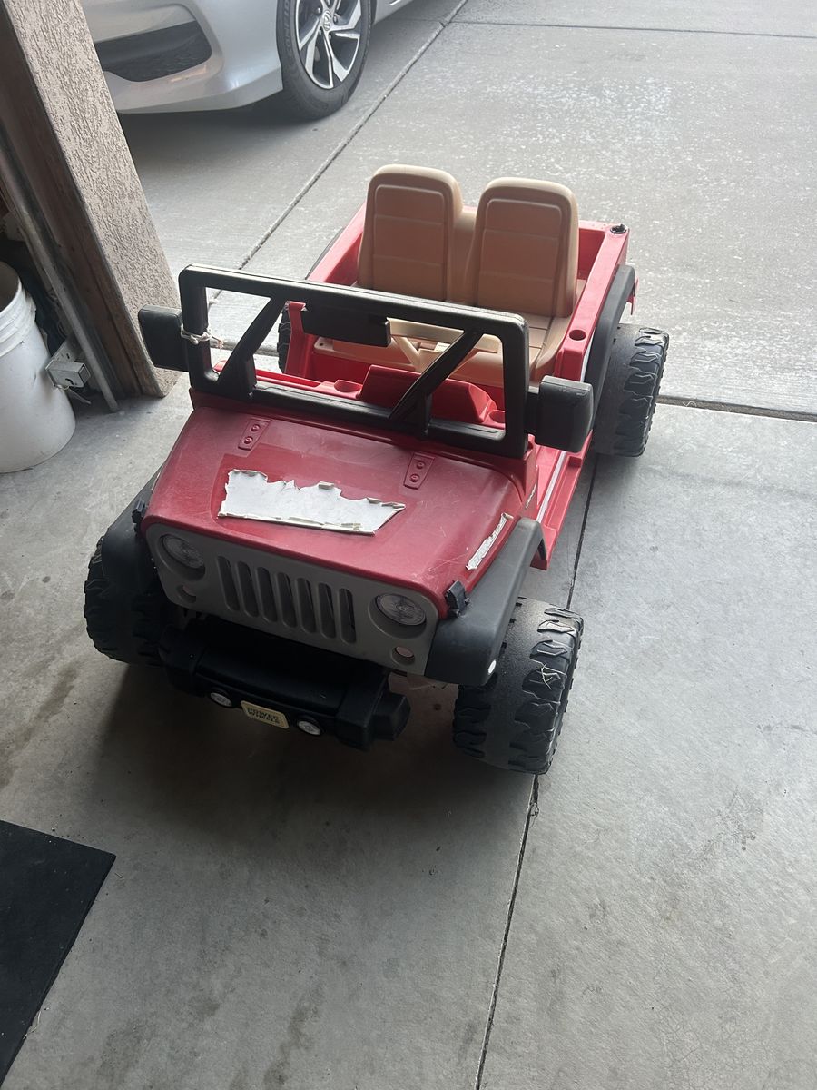 Electric toy jeep