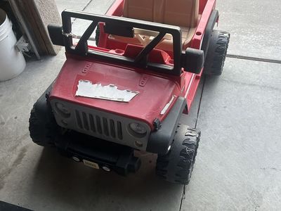 Electric toy jeep