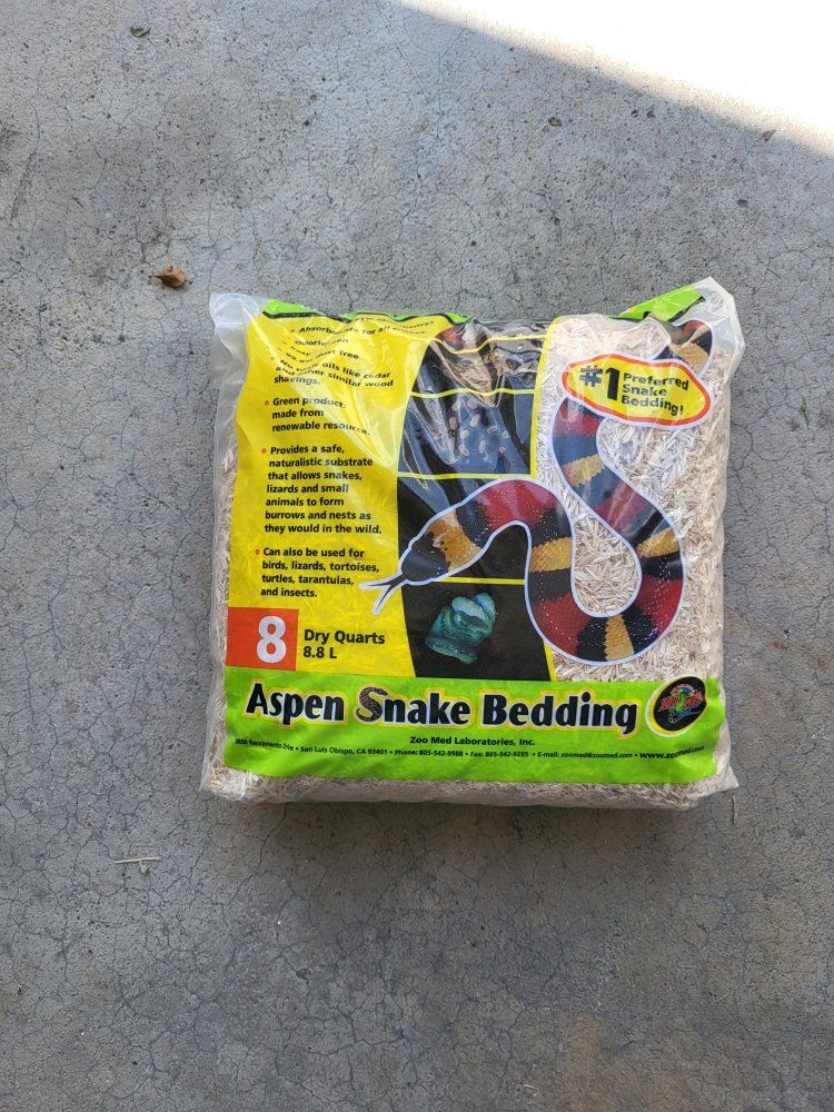 Aspen snake bedding