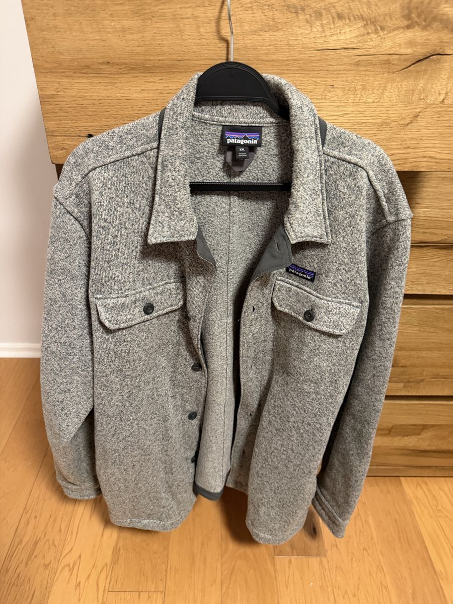 Patagonia Better Sweater Men's XXL Gray Button up Jacket - Excellent Condition