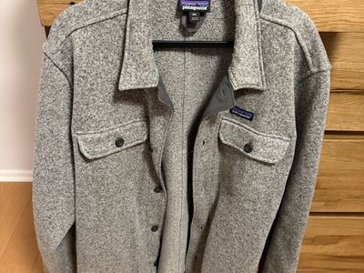 Patagonia Better Sweater Men's XXL Gray Button up Jacket - Excellent Condition