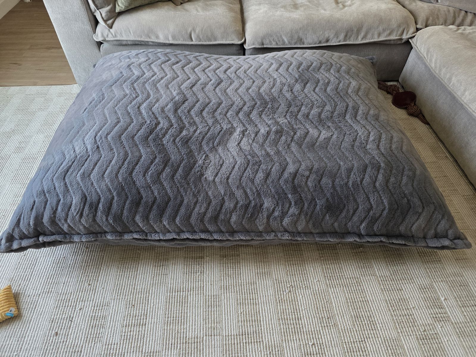 Grey Lounge & Co Crash Foam Pillow