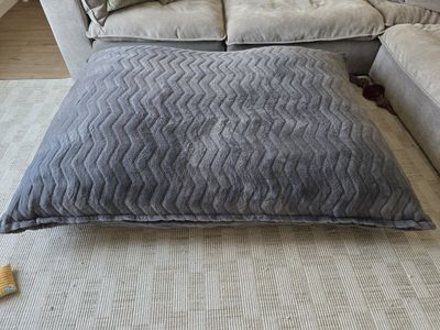 Grey Lounge & Co Crash Foam Pillow