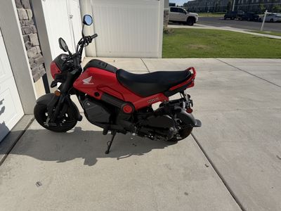 2022 Honda Navi Red Scooter Moped - Low Miles 1490 - Excellent Condition