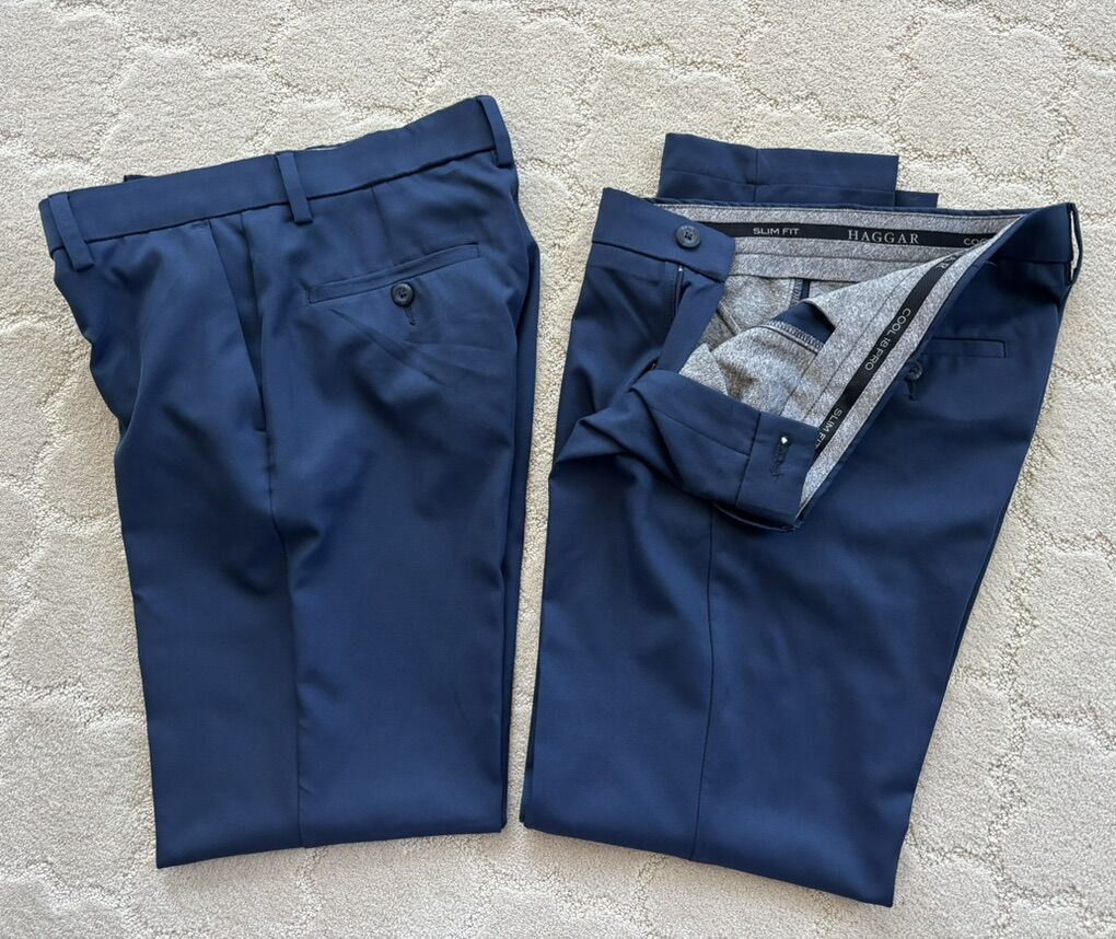 Mens Navy Dress Pants