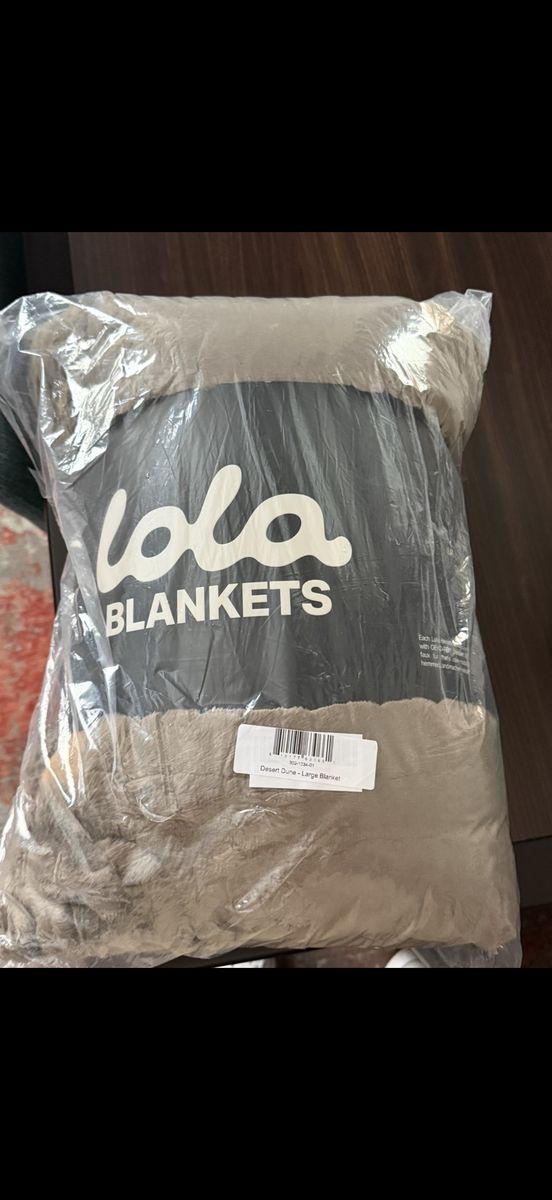 Lola Blankets Original Toasted Almond Large Blanket 60" x 72"