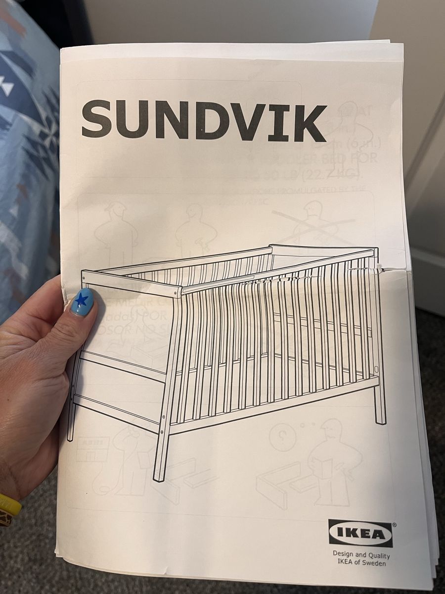 IKEA baby crib