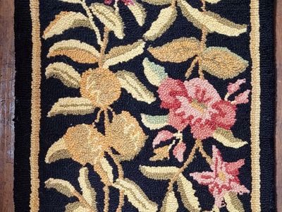 SAFAVIEH CHELSEA BLACK RUG 1'8" X 2'6"