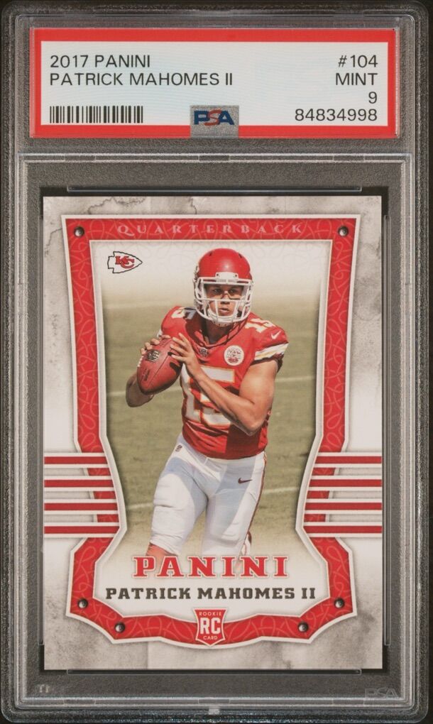 2017 Panini Patrick Mahomes #104 PSA 9