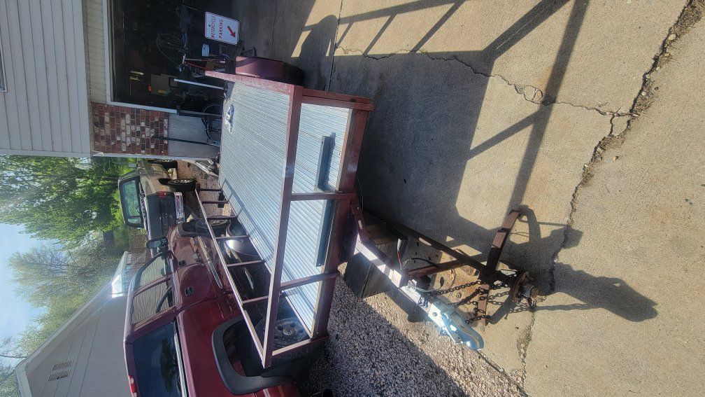 12' tilt deck trailer