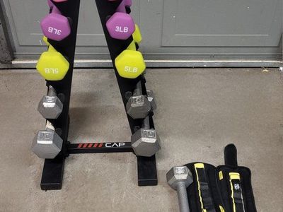 dumbbell set 58 pounds
