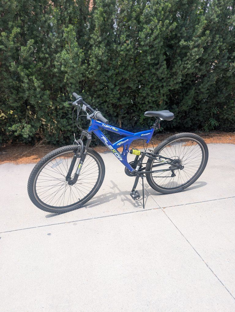 Kent Flexor Dual Suspension Mountain Bike - Blue/Black