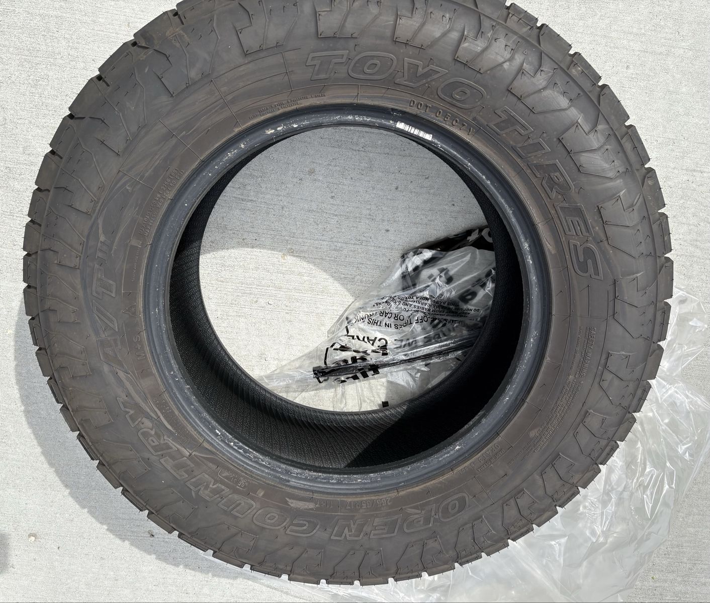 Toyo Open Country Tires AT3 265/65 R17