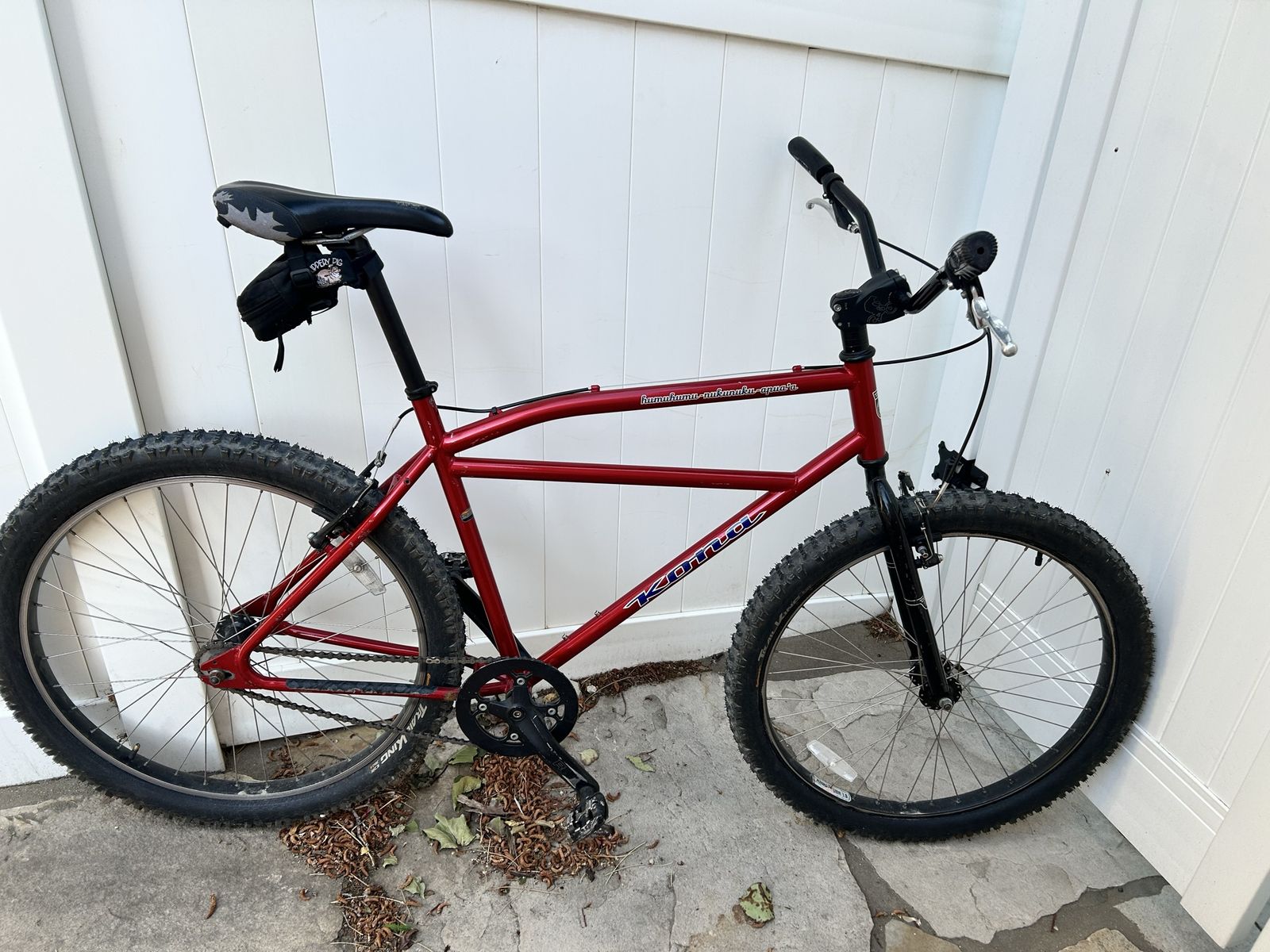 Kona Humu Red single speed Mountain Bike