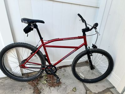 Kona Humu Red single speed Mountain Bike