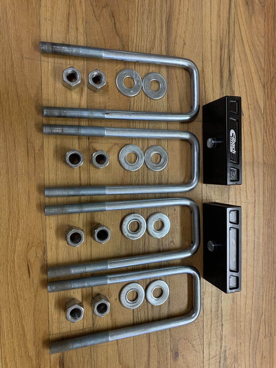 Eibach PRO-TRUCK 1" REAR LIFT BLOCKS TOYOTA Tacoma 2005 to 2015 Eibach LB81-82-007-01-02