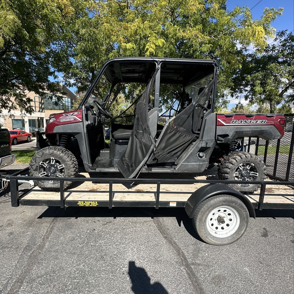2021 Polaris Ranger XP 1000 Crew + 14x7 Trailer