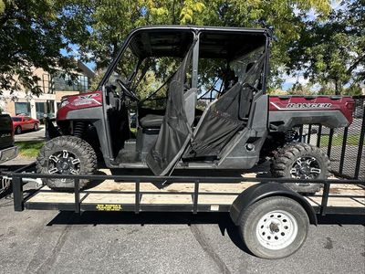 2021 Polaris Ranger XP 1000 Crew + 14x7 Trailer