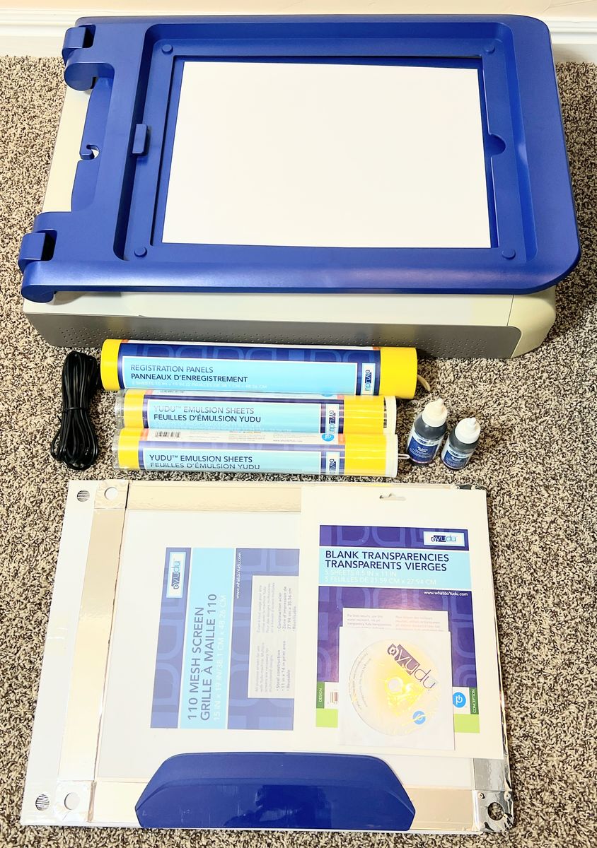 New Yudu Screen Printing Kit + Supplies