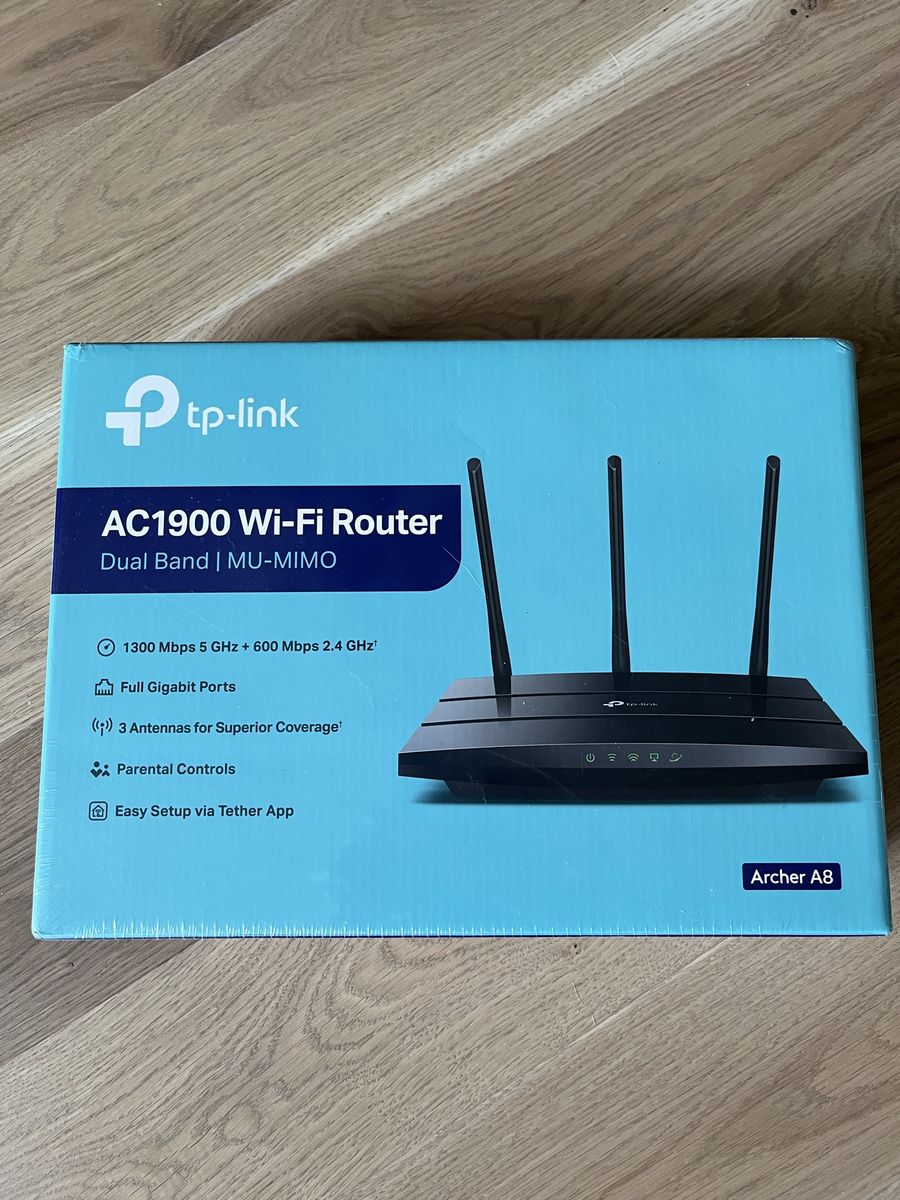 TP-Link Archer A8 AC1900 Dual-Band MU-MIMO Wi-Fi Router