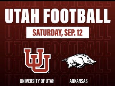University of Utah Utes vs Arkansas Football Tickets - Saturday Sep 12 (3Tickets, Section E32)