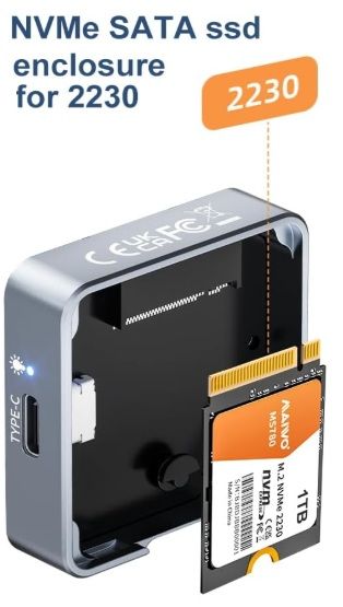 1TB SSD with Enclosure