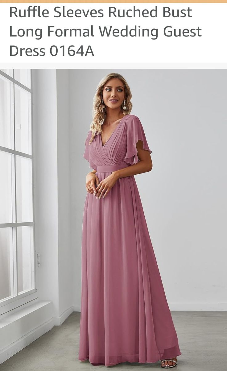 Women's Formal Dusty Pink Dress