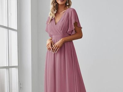 Women's Formal Dusty Pink Dress