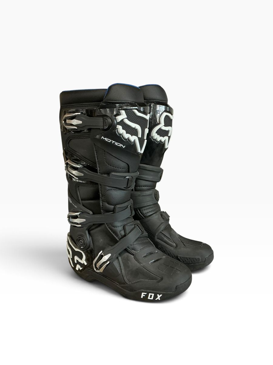Fox Racing Motion Motocross Boots Black Size 9 E75014610