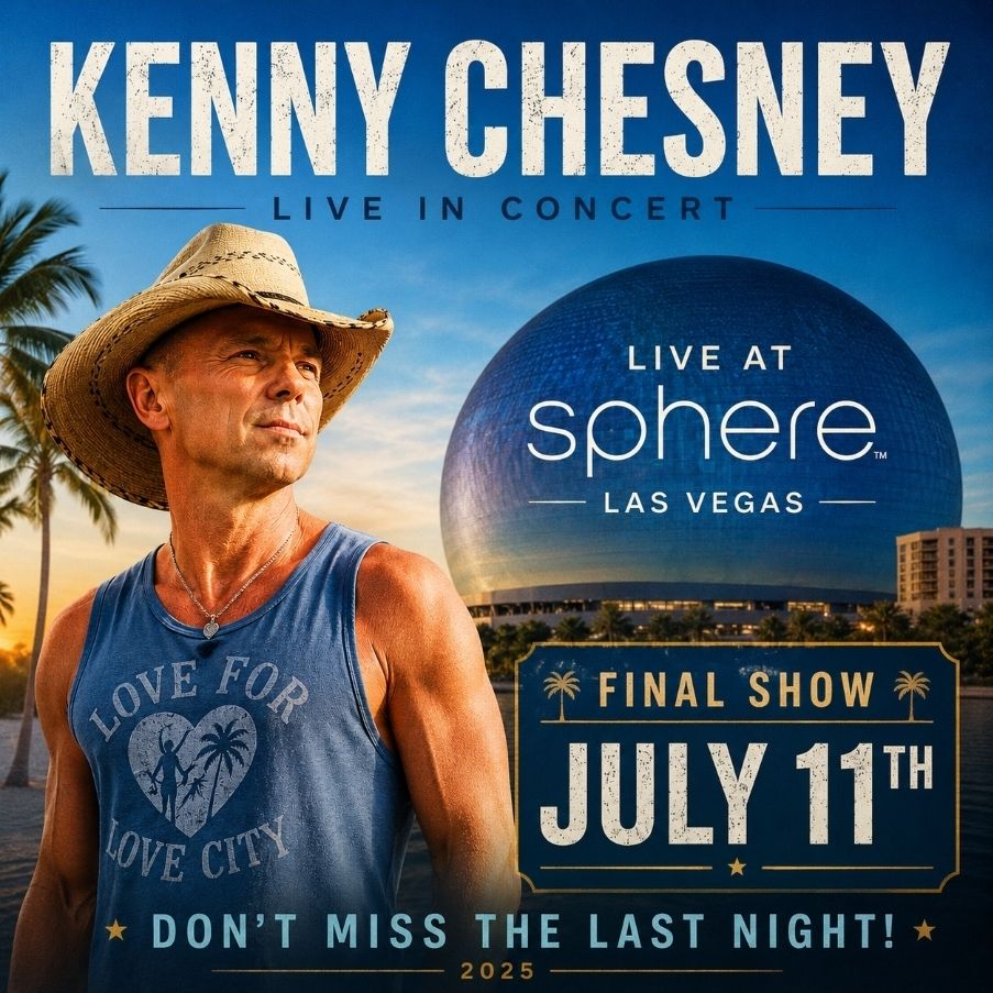 Kenny Chesney Sphere July 11th $300 for Pair - Sec 407 R17 3,4