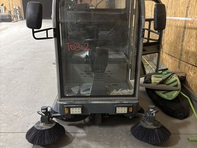 electric street shop sweeper