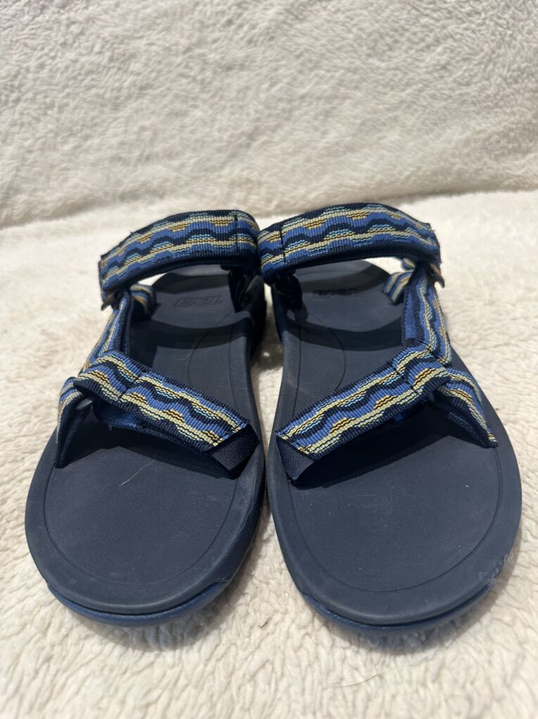 Teva Youth Size 4 Blue/Yellow Sports Sandals