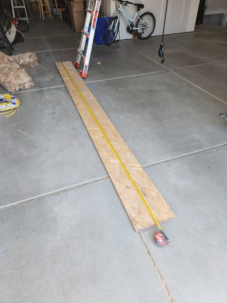 1 in. x 11-1/2 in. x 12 ft. Bullnose Stair Tread OSB Board