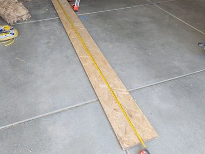 1 in. x 11-1/2 in. x 12 ft. Bullnose Stair Tread OSB Board