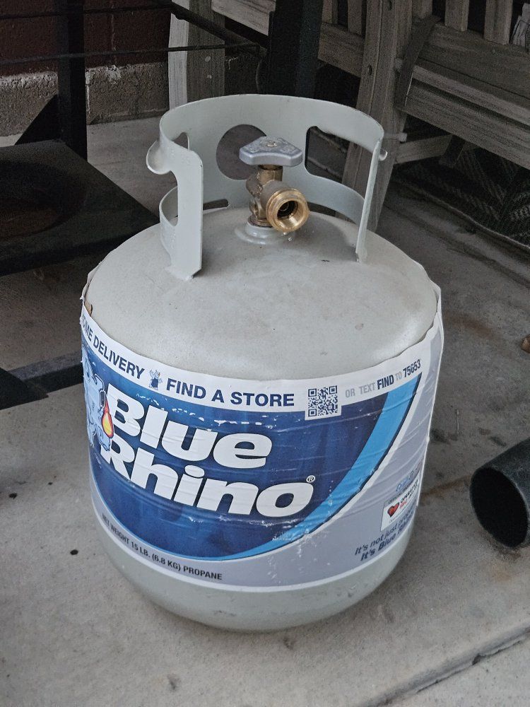 Blue Rhino 15 lb Propane Tank - Empty - Ready for Exchange/Refill
