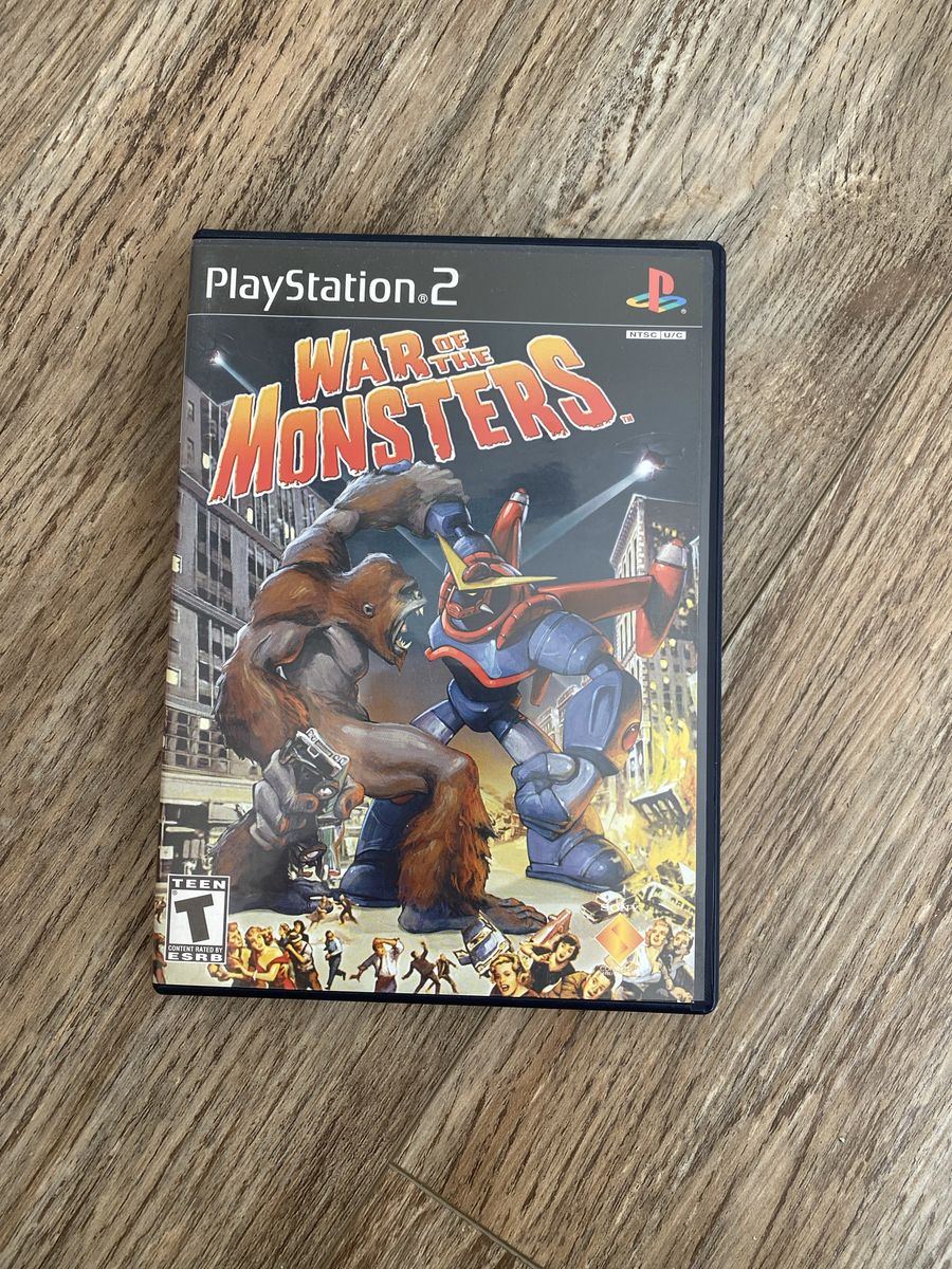 PS2 War Of The Monsters 2003  Rare Game & Poster