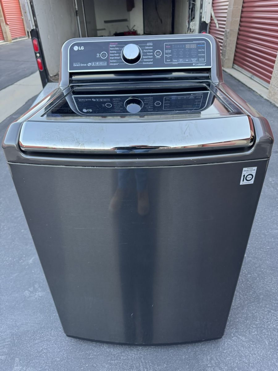 LG Washing Machine 5.5 cu. ft. Smart Wi-Fi Enabled Top Load Washer with Impeller & TurboWash3D