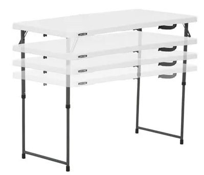 Lifetime 4 Foot Fold in Half Table Adjustable