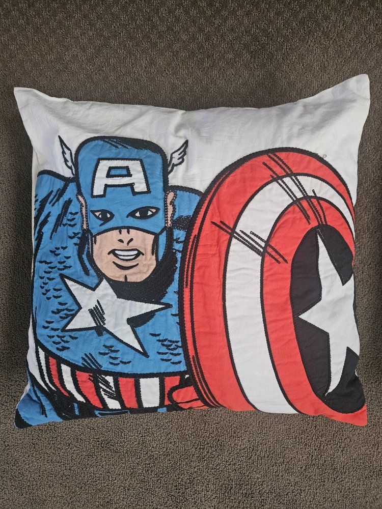 Pottery Barn Marvel Captain America Pillow