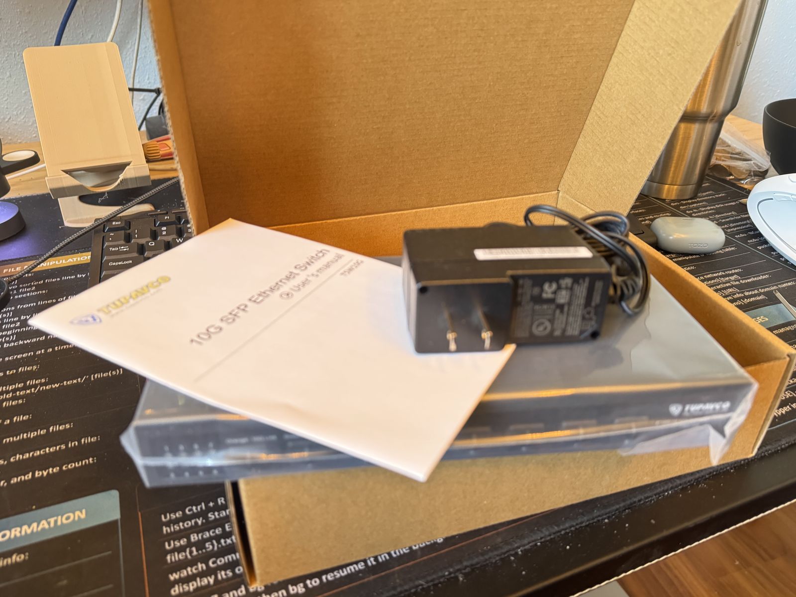 Brand New 8-Port 10G SFP+ Switch (Unmanaged) – Never Used $100