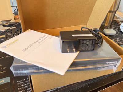 Brand New 8-Port 10G SFP+ Switch (Unmanaged) – Never Used $100