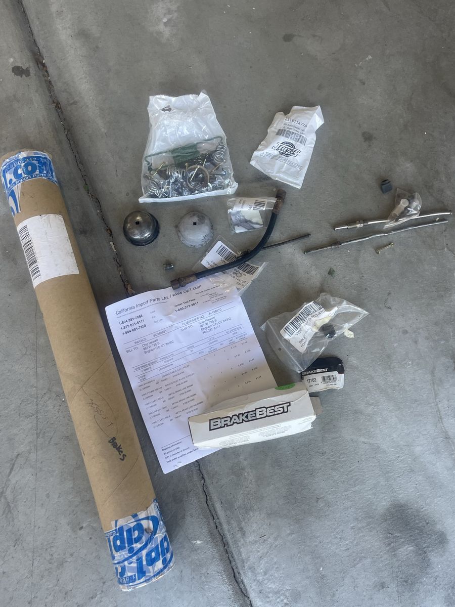 1968 VW Beetle miscellaneous brake items